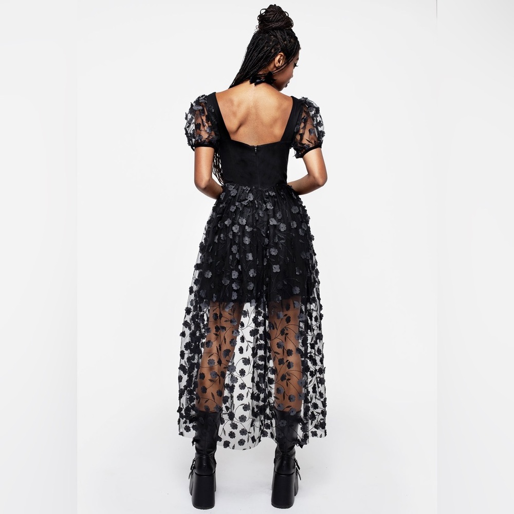 NWT Disturbia Disenchanted High Low Tulle Gown US 6 / UK 10 - Picture 3 of 8